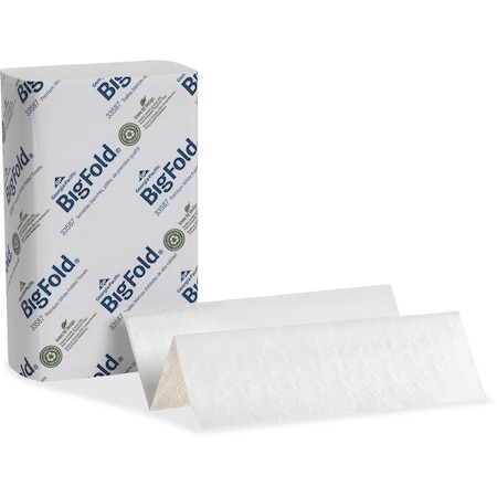 Pacific Blue Bigfold Paper Towels, White, 10 PK GPC33587